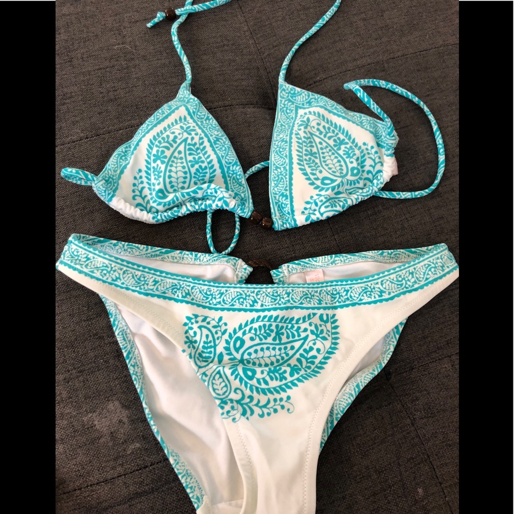 Victoria’s Secret triangle bikini.